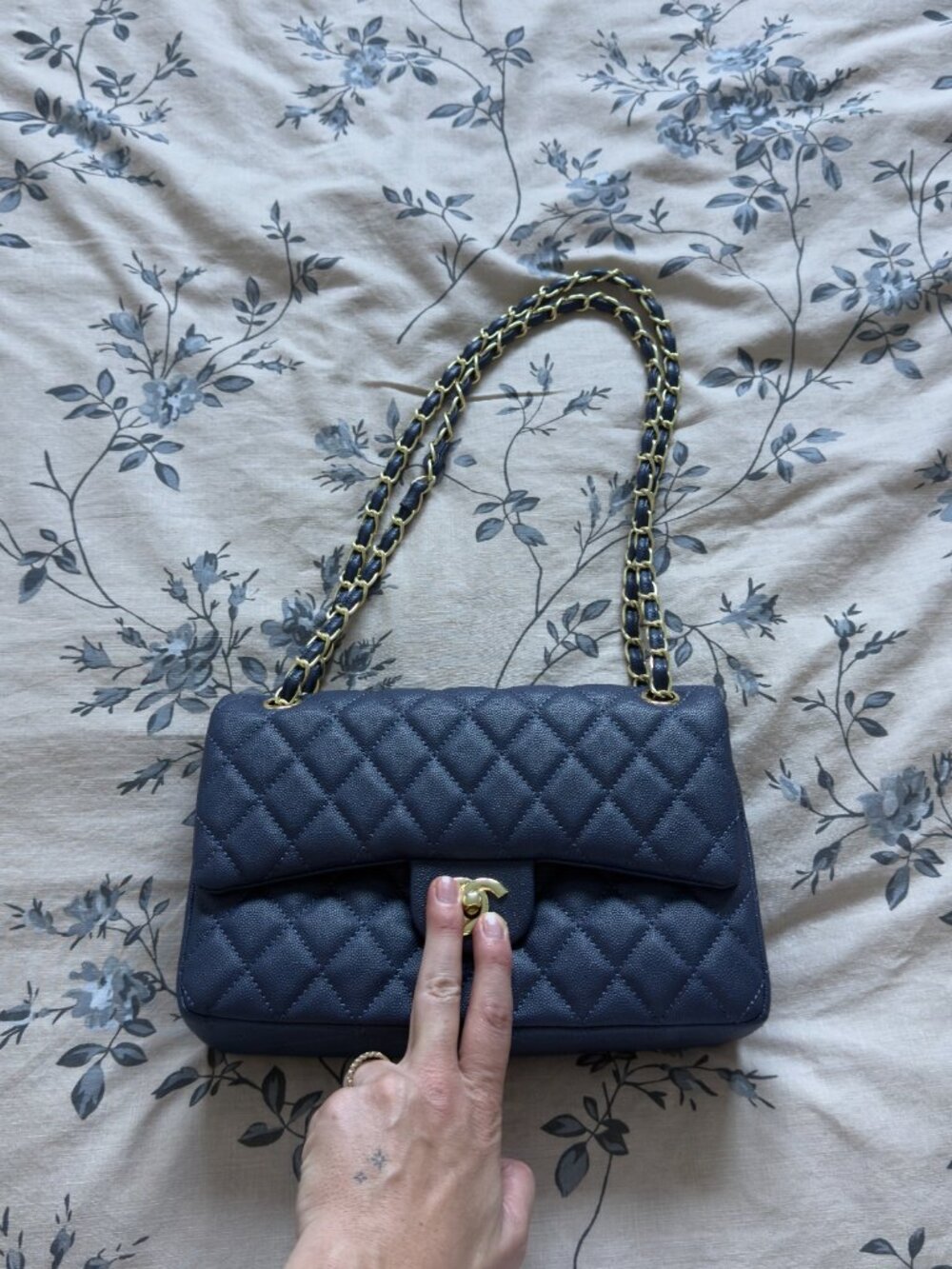 Blue Crossbody bag